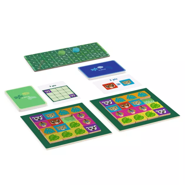 Djeco Társasjáték Csibészke - Jungle Taquin