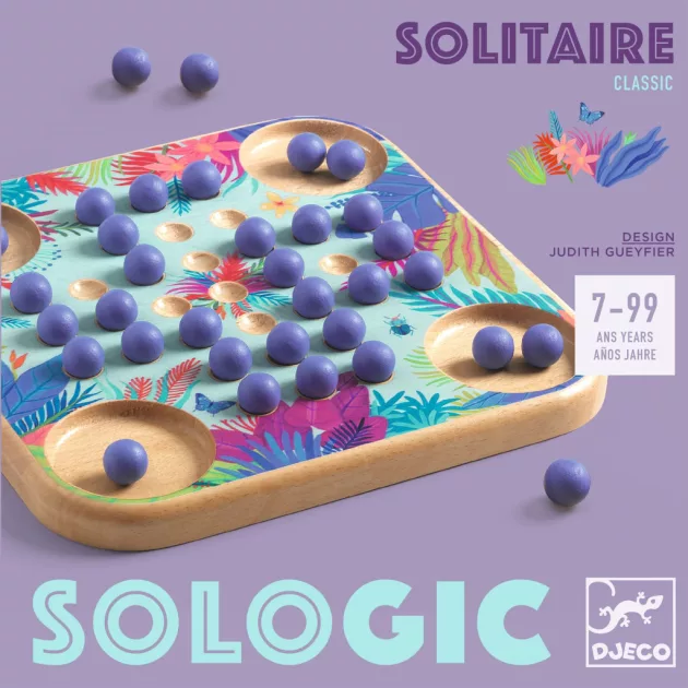 Djeco Logikai játék Szoliter - Solitaire