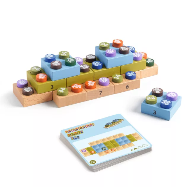 Djeco Logikai játék Inka piramis - Bloc Inca