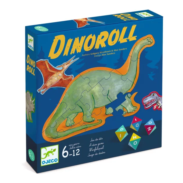 Djeco Társasjáték Dino-dino - Dinoroll
