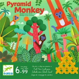 Djeco Társasjáték Majompiramis - Pyramid Monkey