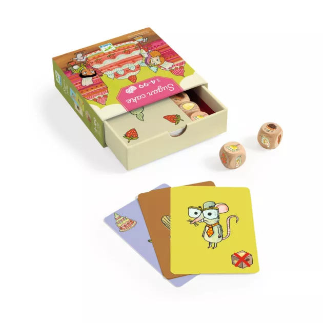 Djeco Társasjáték Kockacukor - Sugarcake