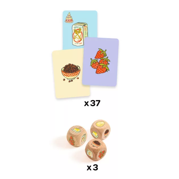 Djeco Társasjáték Kockacukor - Sugarcake