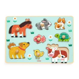  Djeco Formaillesztő formaberakó Kutyus és barátai - Dog'n'Co