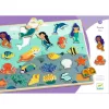 Djeco Formaillesztő formaberakó Tengeri alakok - Puzzlo Sea