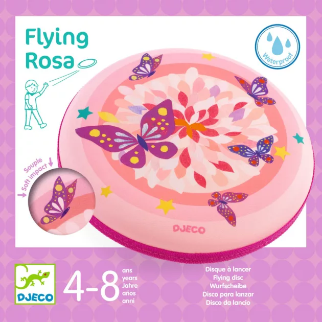 Djeco Frizbi Repülő Rózsa - Flying Rosa