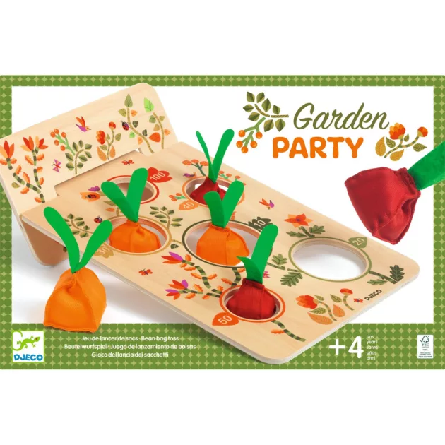 Djeco Célbadobó játék Zsákolás - Garden party