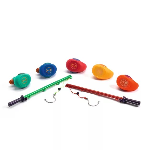 Djeco Horgász játék Szivárványos kacsák - Rainbow fishing ducks