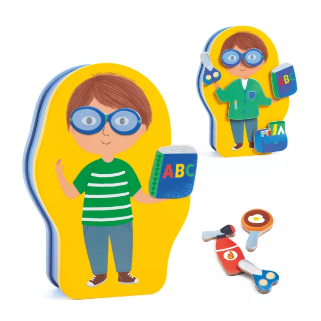 Djeco Formadobozos puzzle - Mikié
