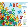 Djeco Mágneses betűkészlet Színes nagybetűk - 83 small letters