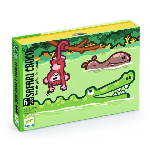 Djeco Kártyajáték Krokodil safari - Safari Croco
