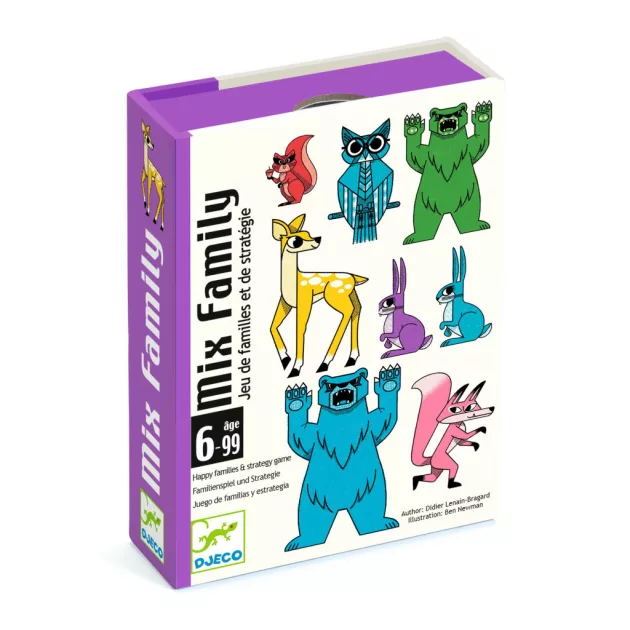 Djeco Kártyajáték Állati kutyuló - Mix Familly