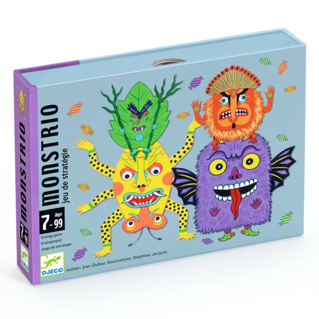 Djeco Kártyajáték Szörnytrió - Monstrio