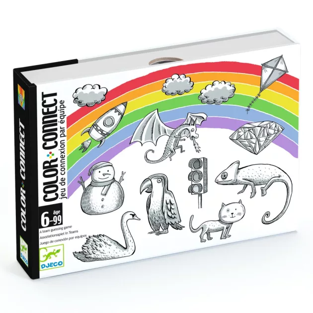Djeco Kártyajáték Színes kapcsolatok! - Color connect