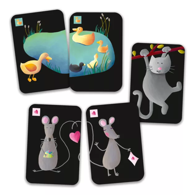 Djeco Kártyajáték Pártaláló - Mistigri