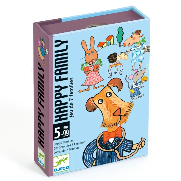 Djeco Kártyajáték Boldog család - Happy family