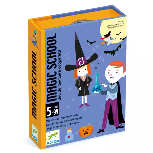 Djeco Kártyajáték Varázsló iskola - Magic school