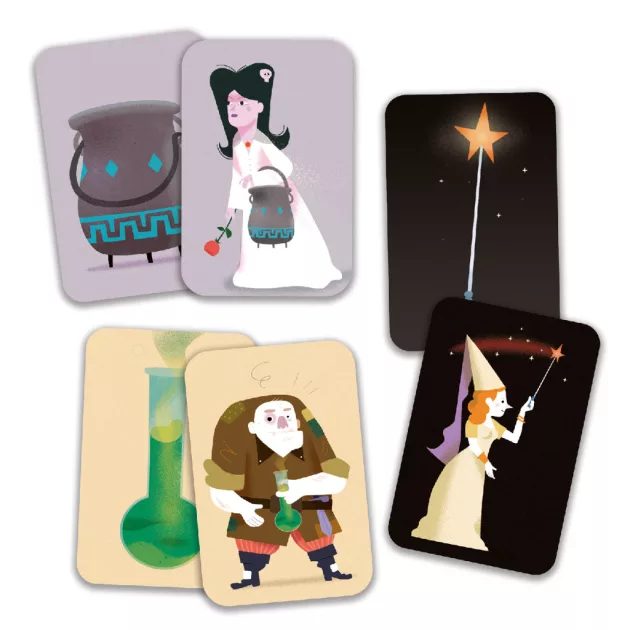 Djeco Kártyajáték Varázsló iskola - Magic school