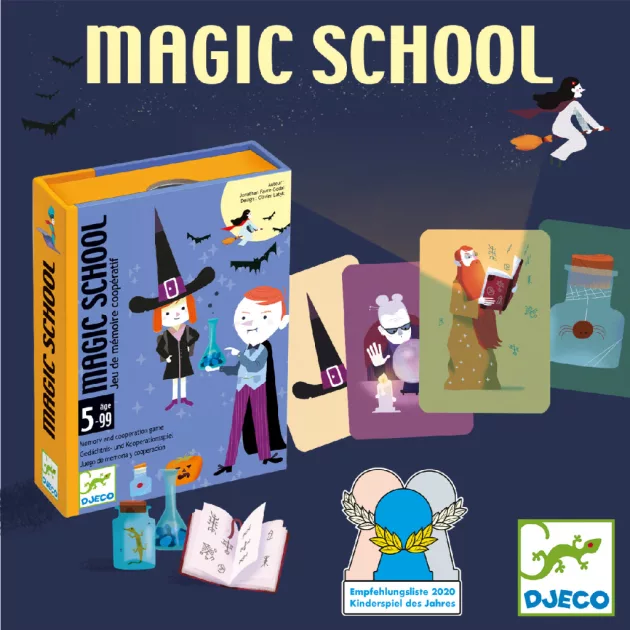 Djeco Kártyajáték Varázsló iskola - Magic school