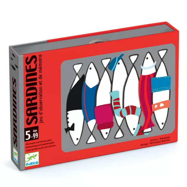 Djeco Kártyajáték Hal halmozó - Sardines