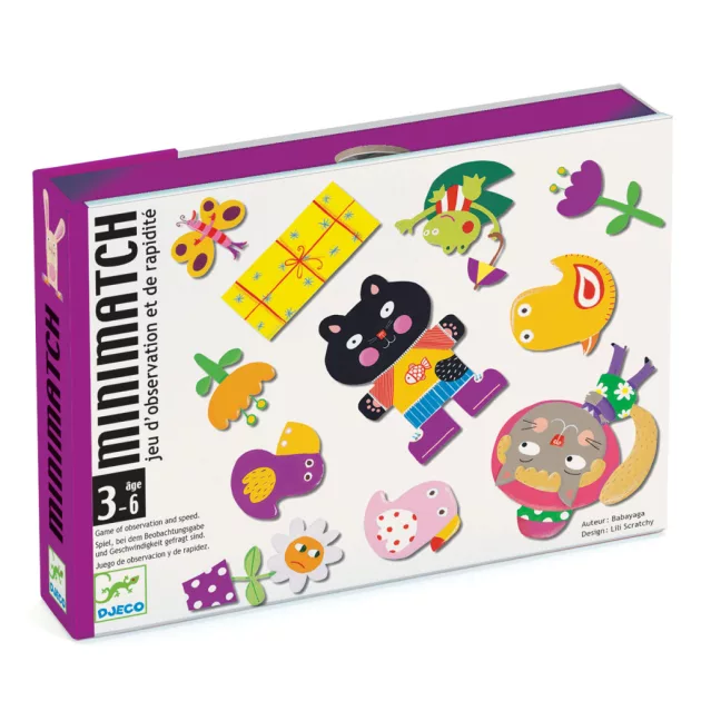 Djeco Kártyajáték Memória - Minimatch 