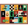 Djeco Társasjáték klasszikus Sakk Kínai sakk és Dáma - Chess+Checkers