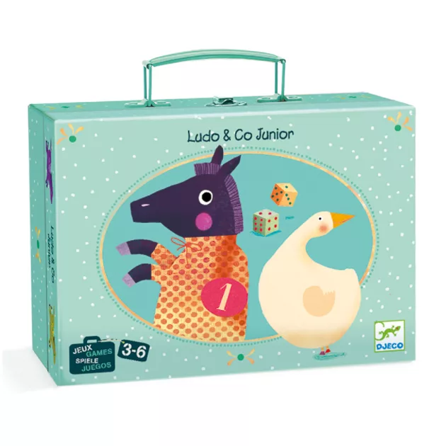 Djeco Társasjáték klasszikus Ludo & Co. Junior