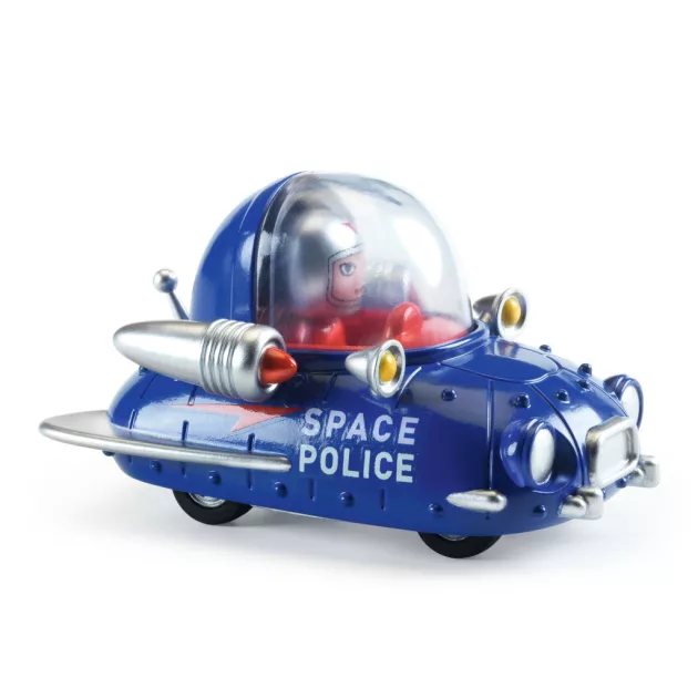Djeco CRAZY MOTORS Játékautó Űr Zsaru - Space police