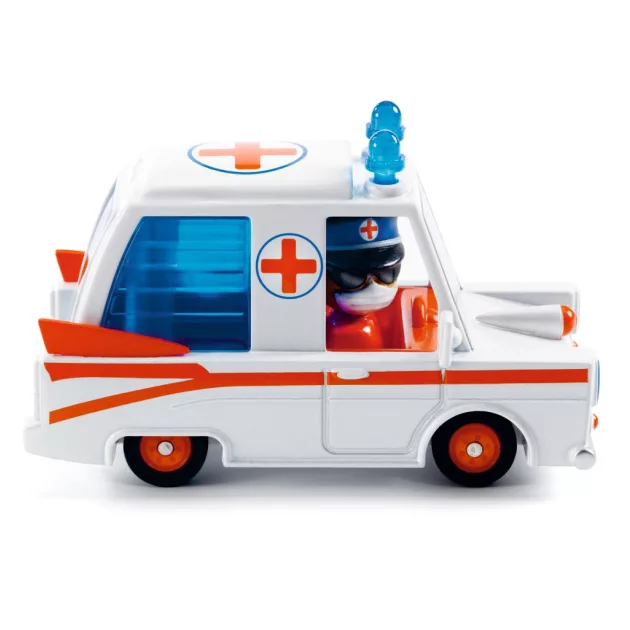 Djeco Grazy Motors CRAZY MOTORS játékautó Menő Mentő - Hurry Ambulance