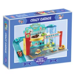 Djeco CRAZY MOTORS parkolóház Garázs - Garage