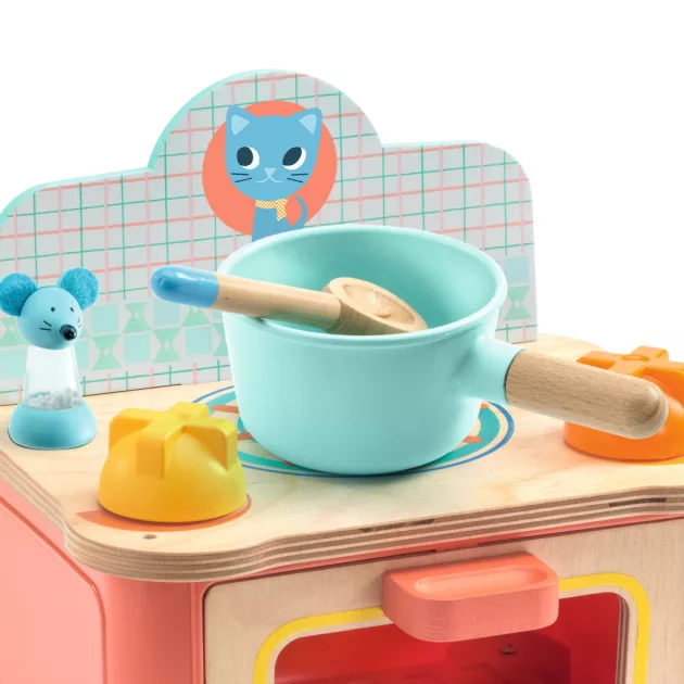Djeco Szerepjáték Cicatűzhely - Kitten stove