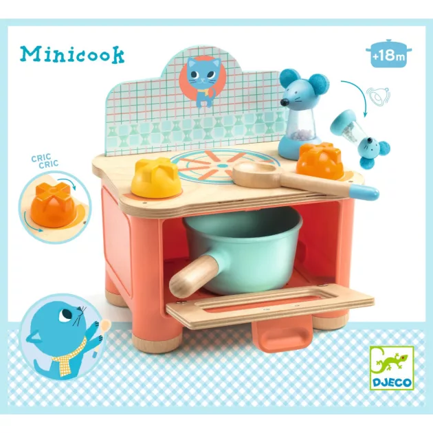 Djeco Szerepjáték Cicatűzhely - Kitten stove