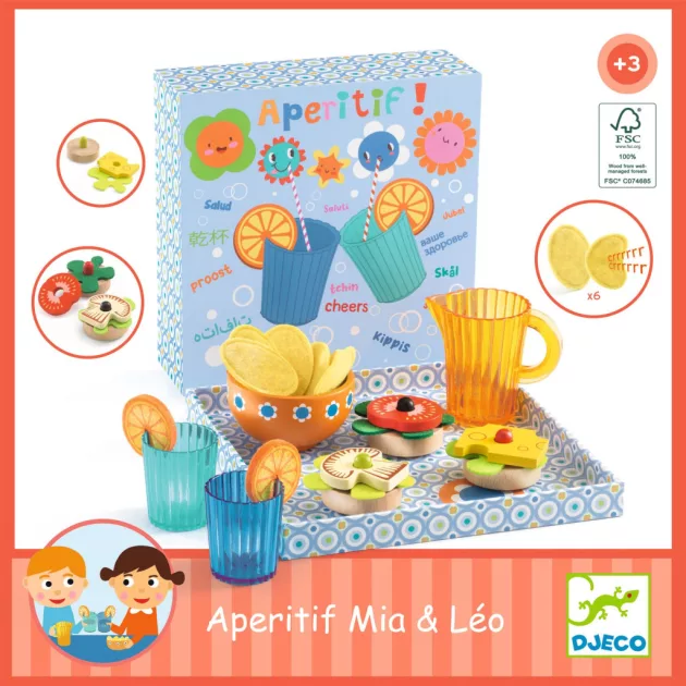 Djeco Szerepjáték Eszem-iszom - Mia & Leo aperitif