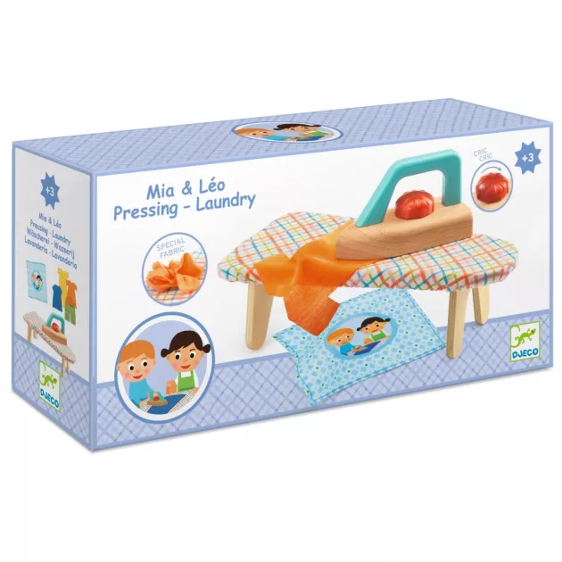 Djeco Szerepjáték Vasalós Mia és Leó - Laundry Mia & Léo