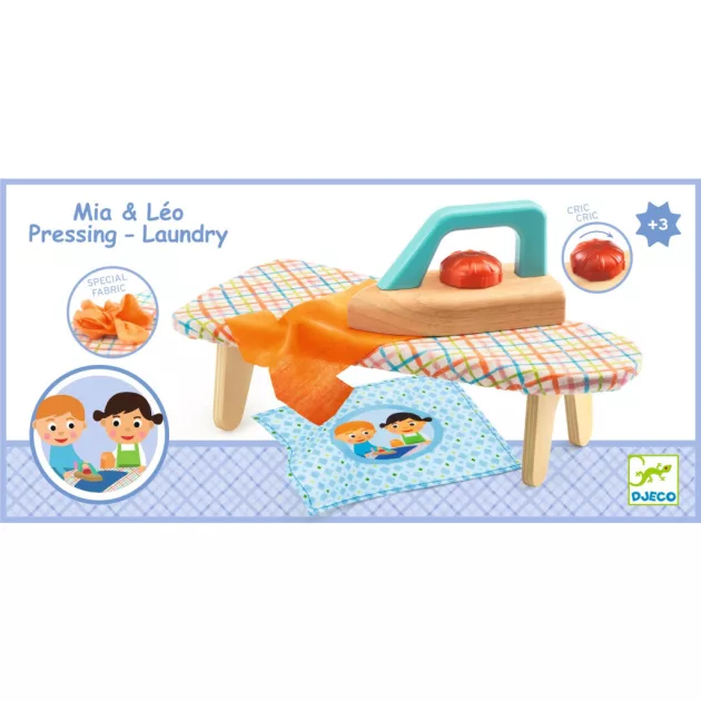 Djeco Szerepjáték Vasalós Mia és Leó - Laundry Mia & Léo