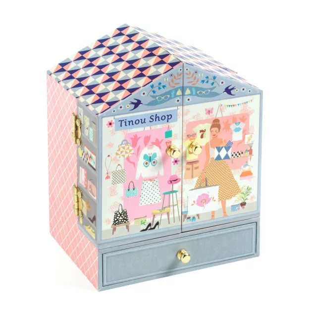 Djeco Zenélő ékszerdoboz Tina bolt - Tinou shop