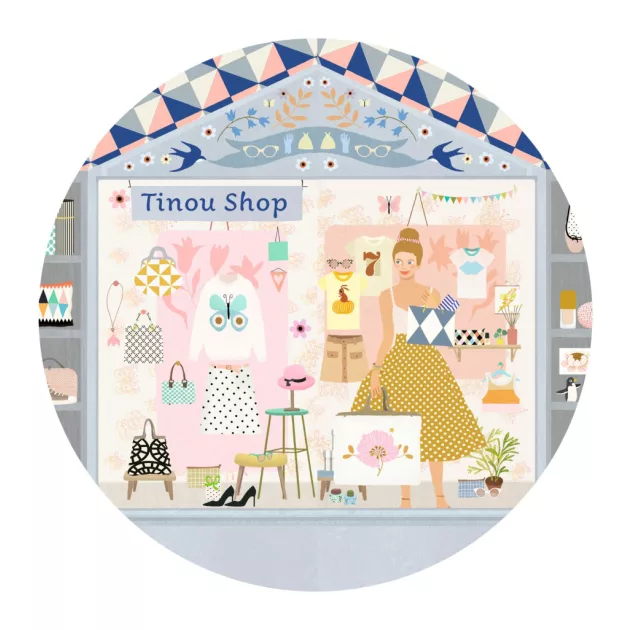 Djeco Zenélő ékszerdoboz Tina bolt - Tinou shop