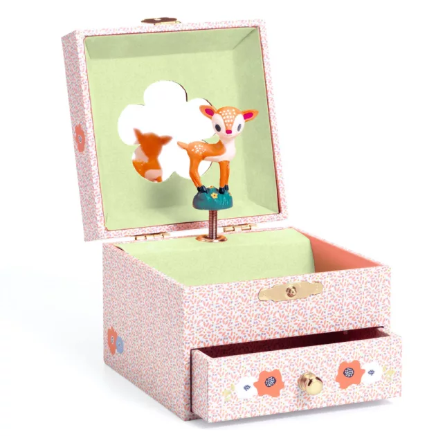 Djeco Zenélő ékszerdoboz Szende őz - Wood fawn