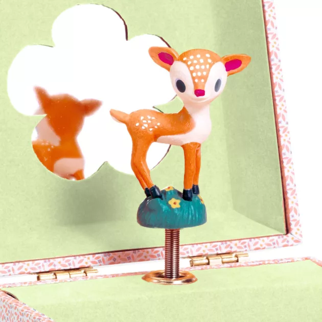 Djeco Zenélő ékszerdoboz Szende őz - Wood fawn