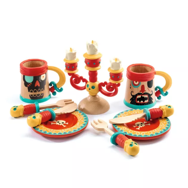 Djeco Kalózok étkészlete - Dishes of pirates