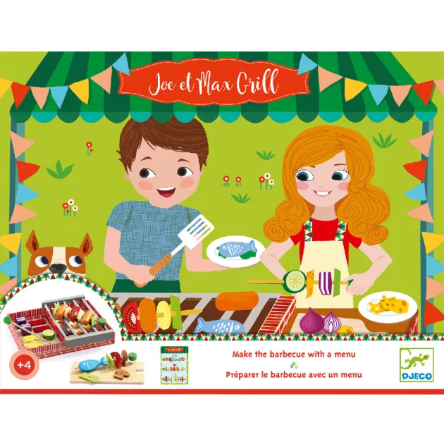 Djeco Grillező készlet - Joe et Max Grill