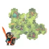 Djeco Arty Toys Óriás puzzle Bestiák birodalma 18 db-os - Puzzl’Up Voras Furious