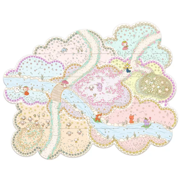Djeco TINYLY álomvilág Óriás puzzle Tinyly birodalom 33 db-os - Puzzl'Up Lily tinypuzz