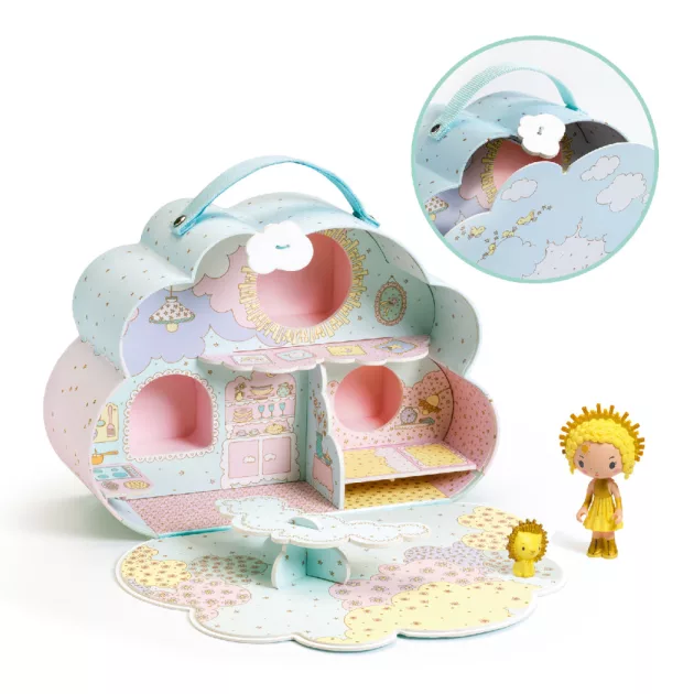 Djeco Álomvilág babaház Napocska és Mia - Sunny & Mia house