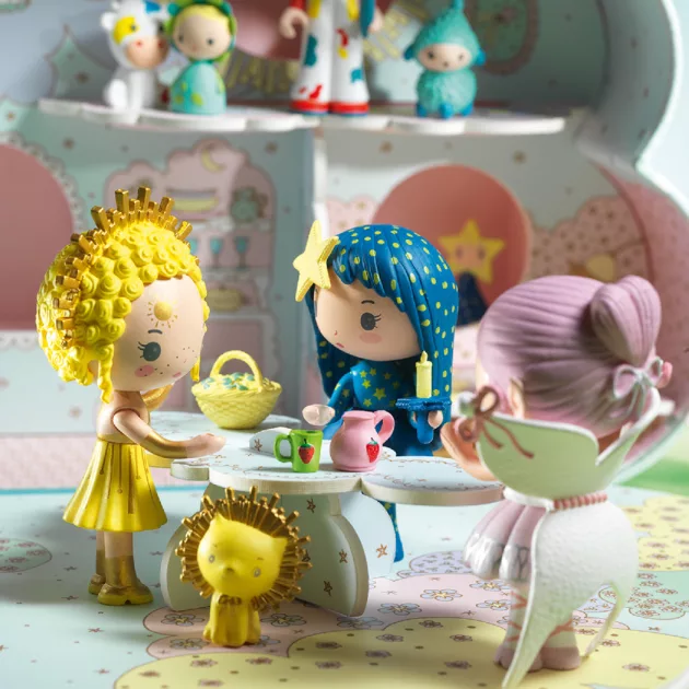 Djeco Álomvilág babaház Napocska és Mia - Sunny & Mia house