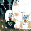 Djeco Varázs puzzle, Macskusz, 50 db