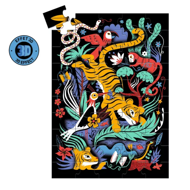 Djeco Varázs puzzle, Tigrisugrás
