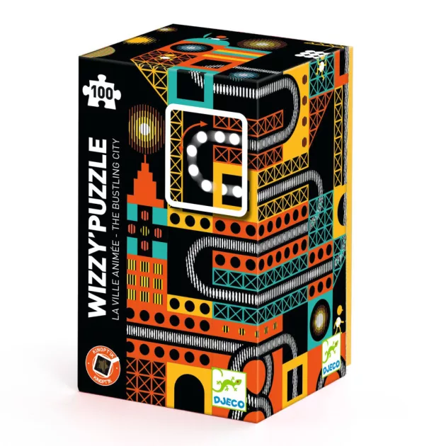 Djeco Optikai puzzle, Városi nyüzsgés, 100 db