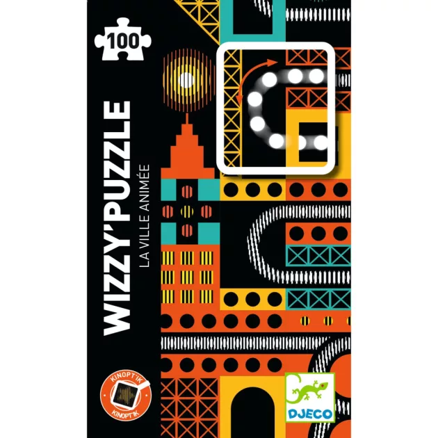Djeco Optikai puzzle, Városi nyüzsgés, 100 db