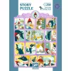 Djeco Mese puzzle Piroska és a farkas 35 db-os - Little Red Riding Hood
